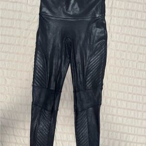 SPANX Shiny Black Leggings